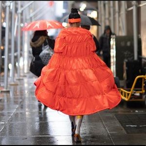 adidas x IVY PARK orange activewear bottoms
